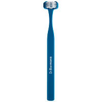 Зубная щетка Dr. Barman's Superbrush Compact Трехсторонняя Мягкая Синяя (7032572876328-dark-blue)