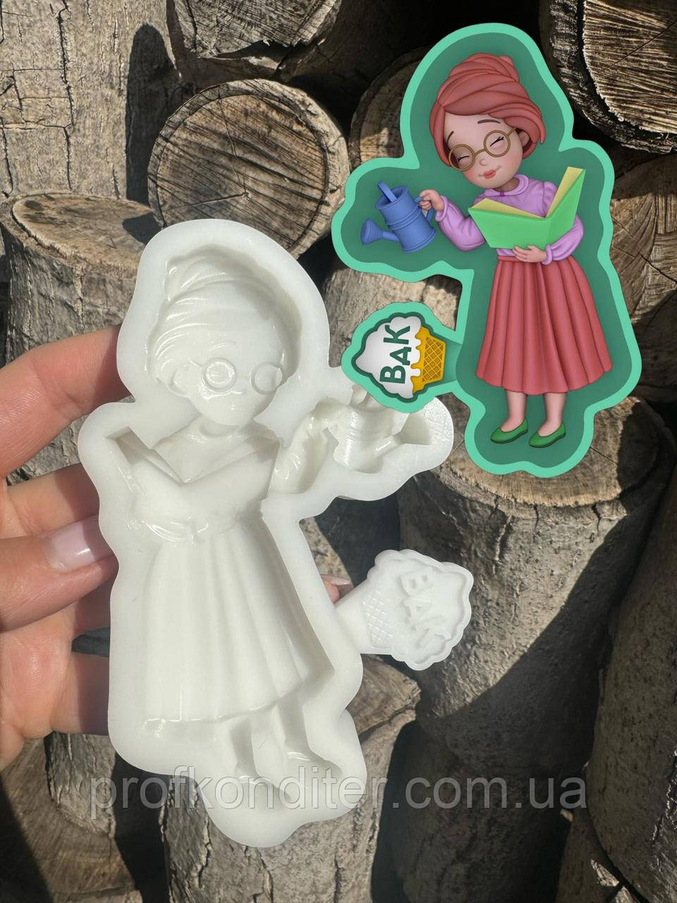 Ексклюзив. Силіконовий молд для шоколаду та ін "Вихаватель дитячого садка", фото 1