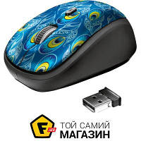 Мышь Trust Yvi Wireless Mouse Peacock (23388)