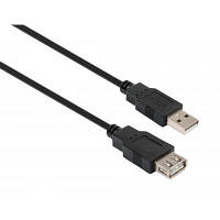 Дата кабель USB 2.0 AM/AF 1.8m Vinga VCPUSBAMAF1.8BK i