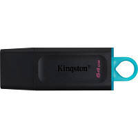 USB флеш наель Kingston 64GB DataTraveler Exodia Black/Teal USB 3.2 DTX/64GB i