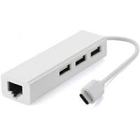 Концентратор Value Type-C Hub 3-port USB2.0 + RJ45 Fast Ethernet White S0742 i