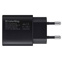 Зарядное устройство ColorWay Power Delivery Port PPS USB Type-C (25W) black (CW-CHS033PD-BK) g