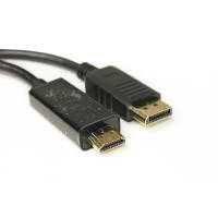 Кабель мультимедийный Display Port to HDMI 1.8m PowerPlant KD00AS1278 i