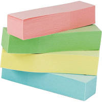 Стикер-закладка Buromax Plastic bookmarks 51x12mm, 4*100шт, rectangles,pastel colors BM.2306-99 i