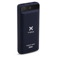 Батарея универсальная Vinga 20000 mAh QC3.0 Display soft touch purple VPB2QLSP i