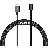 Дата кабель USB 2.0 AM to Type-C 1.0m 3A Black Baseus CATYS-01 i