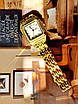 Жовте лимонне золото колір. Кварцові жіночі годинники з металевим браслетом. Жіночий годинник., фото 7