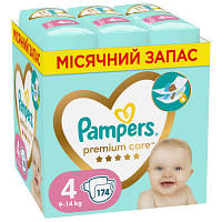 Подгузники Pampers Premium Care Розмір 4 9-14 кг 174 шт 8006540855935 i