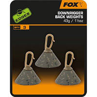 Грузила бэк-лид Fox Edges Downrigger Back Weights 43g (1 1/5oz), 3шт