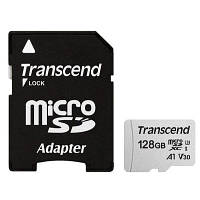 Карта памяти Transcend 128GB microSDXC class 10 UHS-I U3 TS128GUSD300S-A i