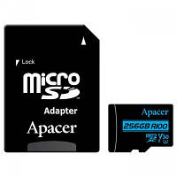 Карта памяти Apacer 256GB microSDHC class 10 UHS-I U3 V30 AP256GMCSX10U7-R i