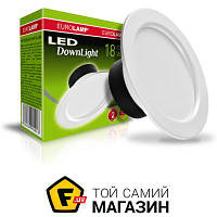 Светильник Eurolamp Светодиодный светильник круглый Downlight серии "E" 18W 4000K (LED-DLR-18/4(Е))