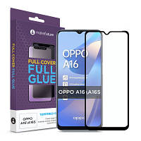 Стекло защитное MakeFuture Oppo A16/A16s Full Cover Full Glue MGF-OPA16/A16S i