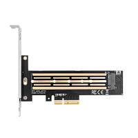 Контроллер Dynamode M.2 SSD NVMe M-Key to PCI-E 3.0 x4/ x8/ x16, full profile br PCI-Ex4- M.2 M-key i