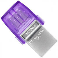 USB флеш наель Kingston 128GB DataTraveler microDuo 3C USB 3.2/Type C DTDUO3CG3/128GB i