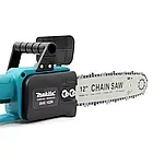 Потужна надійна акумуляторна міні-пила Makita DUC122N шина 30см ланцюгова пилка для обрізання гілок, фото 4