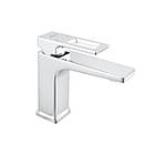 Набір змішувач для ванни та умивальника VENTA 88002-1 хром латунь квадратний, фото 3