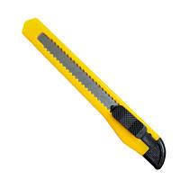 Нож канцелярский H-Tone 9 мм желтый (KNIFE-HT-JJ40610-9) o