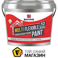 Краска Bayris Краска универсальная резиновая MULTIFLEXIBLE PAINT RAL 8017 мат коричневый 10кг