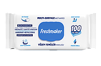 Універсальні вологі серветки для прибирання Freshmaker 100 шт