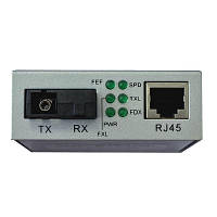 Медиаконвертер Step4Net 10/100Base-TX to 100Base-FX, SM, 1310nm, SC/PC, 20км MC-D-0,1-1SM-1310nm-20 i