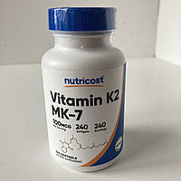 Nutricost Vitamin K2 Вітамін К2, 100 мкг 240 мʼяких капсул