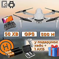 Детский квадрокоптер 4DRC F3 с 4К камерой Дрон для детей с GPS 5G HD FPV 50 мин. полета до 800 м. (2 Аккум)