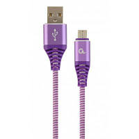 Дата кабель USB 2.0 Micro 5P to AM Cablexpert CC-USB2B-AMmBM-2M-PW i