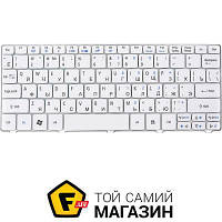 PowerPlant Клавиатура для ноутбука ACER Aspire One 521, eMachines 350 белый, без фрейма (KB312641)