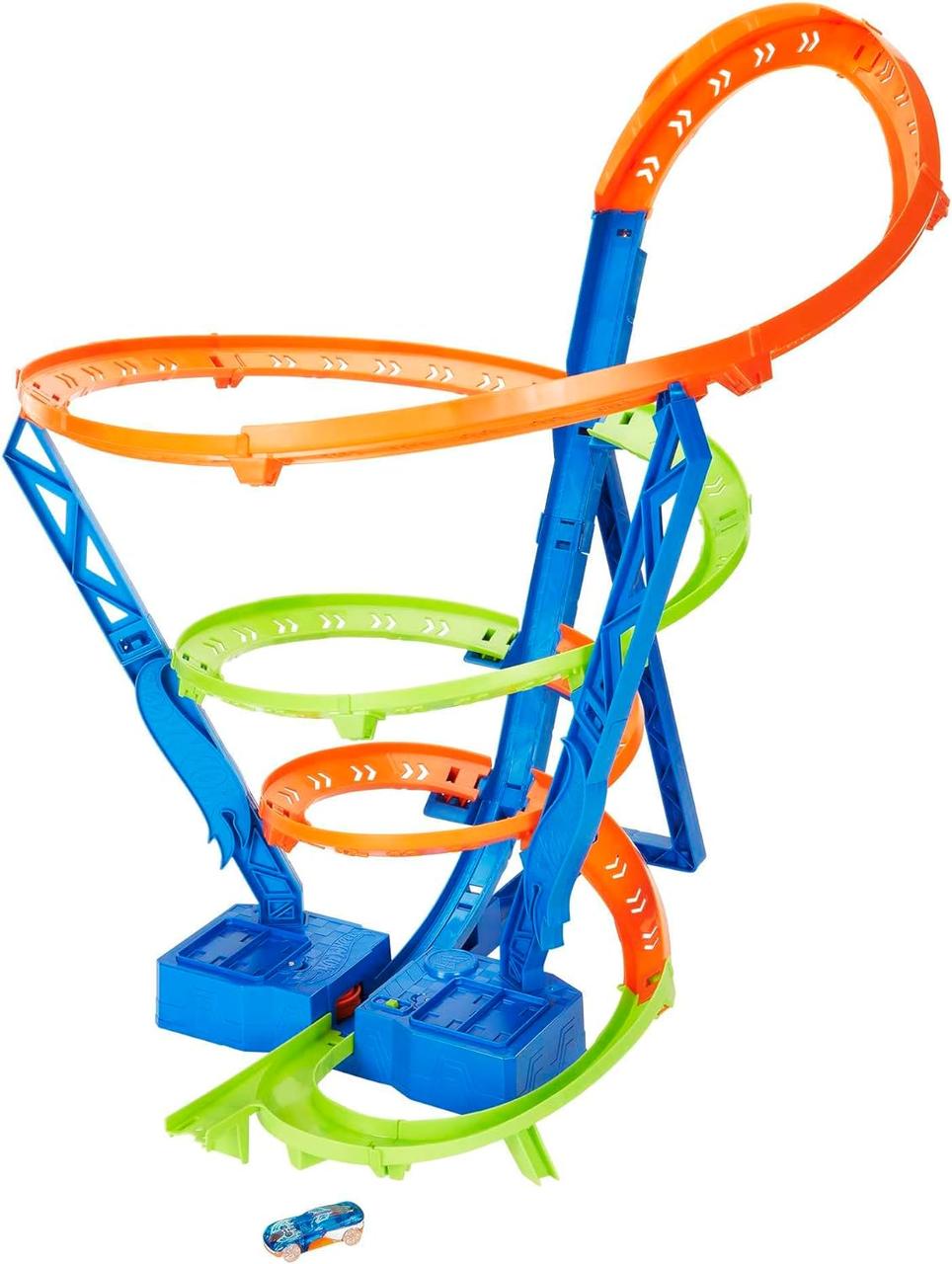 Трек Hot Wheels Spiral Speed Crash Mattel Хот Вілс Швидкісна Аварія (HJT51), фото 1