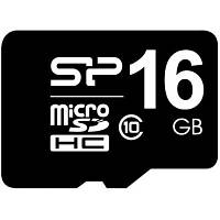 Карта памяти Silicon Power 16Gb microSDHC UHS-I class 10 SP016GBSTHBU1V10SP i