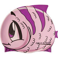 Шапка для плавания Aqua Speed Zoo 115-Fish 5528 рожева рибка Діт OSFM (5908217655288) ТЦ Арена
