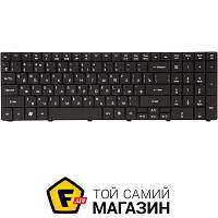 PowerPlant Клавиатура для ноутбука ACER Aspire 5236, eMahines E440 черный, черный фрейм (KB311651)