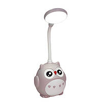Лампа настольная детская аккумуляторная с USB 4.2 Вт настольный светильник сенсорный Сова CS-289 PRO