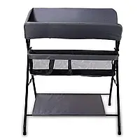 Серый/черный 25 кг Складной пеленальный стол Портативная пеленальная станция для детей Пеленальный стол
