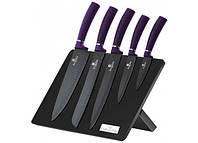 Набор ножей на подставке Berlinger Haus Purple Eclipse Collection BH-2577 6 предметов d