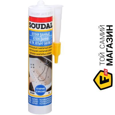 Герметик Soudal Герметик силиконовый нейтральный санитарный белый 280 ...