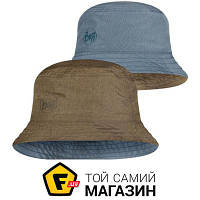 Buff TRAVEL BUCKET HAT zadok blue-olive S/M (BU 122592.707.20.00)