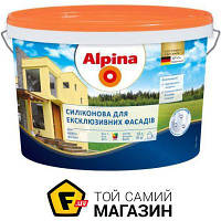 Краска Alpina Краска фасадная силиконовая водоэмульсионная для эклюзивных фасадов В3 мат база под тонировку