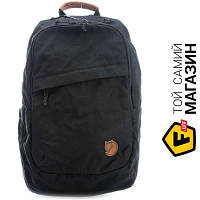 Черный рюкзак городской для мужчин, женщин G-1000 Fjallraven Raven 20 Black (26051.550)