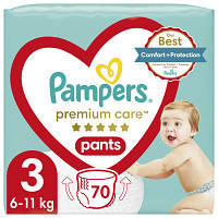 Подгузники Pampers Premium Care Pants Midi Размер 3 6-11 кг, 70 шт 8001090759955 i