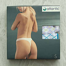 Жіночі стрінги 2 шт. ATLANTIC у розмірі S набором Принт ромбік, фото 3