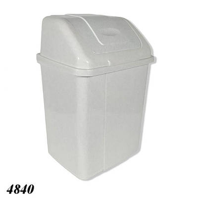 Відро для сміття з поворотною кришкою 5л