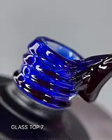 Витражный топ для гель лака Saga professional glass top объем 9 мл цвет синий