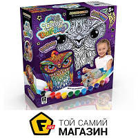 Danko Toys Набор креативного творчества "My Color Owl-Bag" рюкзачок-сова укр COWL-01-01U