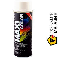 Maxi Color Эмаль аэрозольная RAL 9010 RAL 9010 белый глянец 400 мл