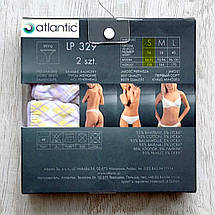 Жіночі стрінги 2 шт. ATLANTIC у ромбік у розмірі S набором, фото 4
