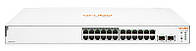 Комутатор Aruba Instant On 1830 24xGE, 1-12p Class4 PoE 195W, 2SFP 1GbE ports, LT Warranty