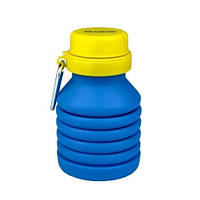Пляшка для води складана Magio MG-1043B 450 мл. PA-580 Колір: синій